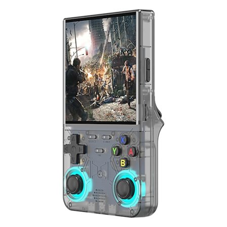 Ny R36 ultra retro håndholdt spillekonsol 4,0-tommer open source Linux-system 128 GB bærbar videoafspiller håndholdt spillekonsol