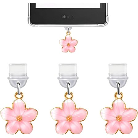 3 kpl Kindle-koruja, pölysuojakorut yhteensopivat Type C -latausportilla varustettujen Kindle-laitteiden kanssa, Coquette-lahja kirjojen ystäville, 