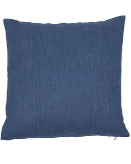 Putetrekk Malva ensfarget Marine