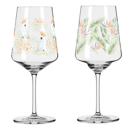 Ritzenhoff Vinglas Sommertau Parrot Vinglas, 2-pack | Dukning & Servering > Glas > Vinglas | Bagaren och Kocken
