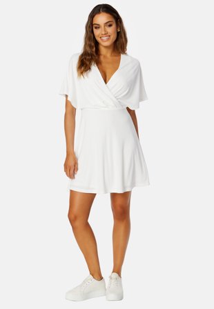 Bubbleroom Occasion Selena skater Dress White Klær