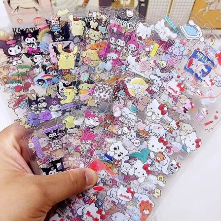 20 Ark/Sæt Tegneserie Dyre Stickers Familie Serie Sanrio Kuromi HelloKitty Stickers DIY Legetøj Ingen Gentagelser