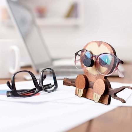 Glasögonhållare i form av en Corgi-hund