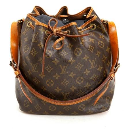 Louis Vuitton Vintage Pre-Owned Petit any monogram Tas , Bruin , Dames , Maat: ONE Size Vintage Tassen