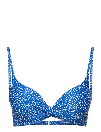 Bermuda Swimwear Bikinis Bikini Tops Triangle Bikinitops Blå Scampi