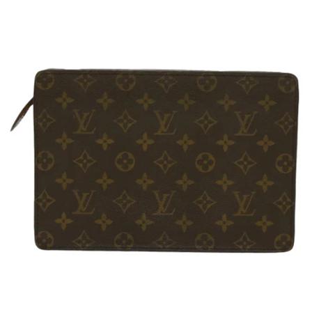 Louis Vuitton Vintage Pre-owned Canvas clutches Brun, unisex Vintage Tasker, Størrelse: ONE Size
