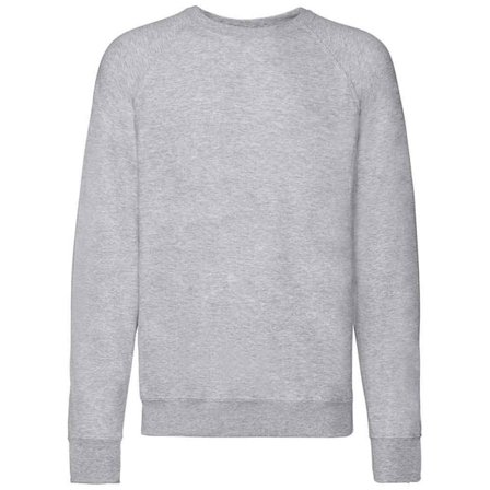 Fruit of the Loom Unisex Lätt Raglan Sweatshirt S