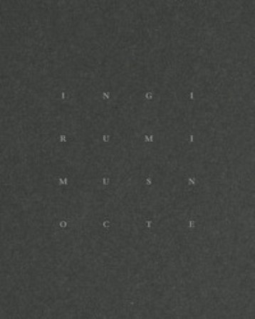 In girum imus nocte Giorgio Andreotta Calò