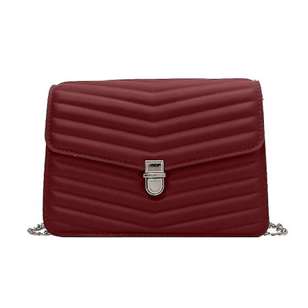 Messenger Skulder Vesker For Kvinner Små Clutch Punger Vesker Skuldervesker(Rød)