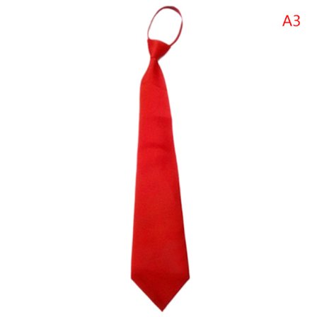 Svart Clip On Herr Slips Säkerhetsslipsar För män Kvinnor Unisex Tie Cl