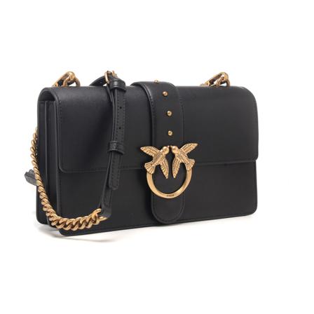 Pinko, Cross Body Bags Zwart, Dames, Maat:ONE Size