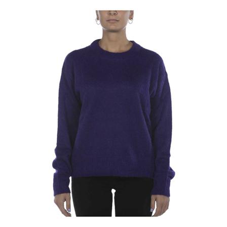 Amish, Round-neck Knitwear Paars, Dames, Maat:S