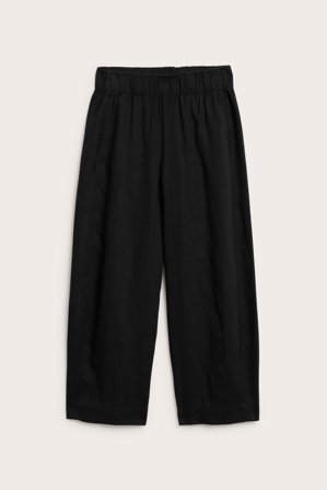 Kappahl | Pull-on-pellavahousut | Musta