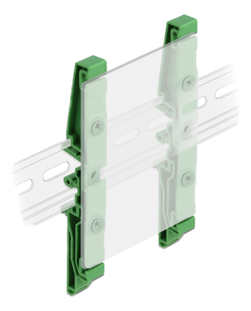 Delock DIN-skinneklips