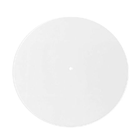 Akryl Turntable Matte, 12 tommers Slip Matte for Vinyl Platepiller, 3mm Tykk Akryl Platter Slipmatte