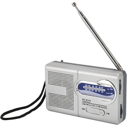 Kannettava radio, AM FM -transistoriradio suurella kaiuttimella, paristokäyttöinen transistoriradio, sopii senioreille ja kotiin