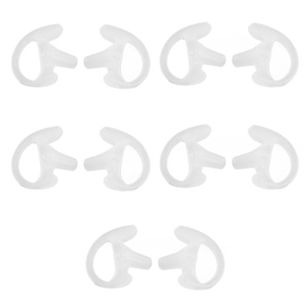 Kaksipuolinen radiopuhelimen korvanappi, ympäristöystävällinen silikoni, korvanappi, kaksipuolinen radiopuhelin, lisävarusteet, L, 5 paria