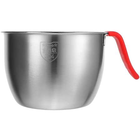 Rostfri äggskål, matlagningsskål, salladsskål, degskål med handtag