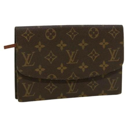Louis Vuitton Vintage Pre-owned Clutches , Bruin , Dames , Maat: ONE Size Vintage Tassen