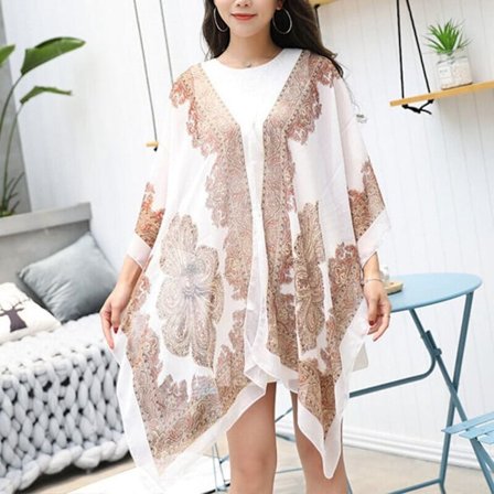 Sjal Scarf Beach Cover Up VIT
