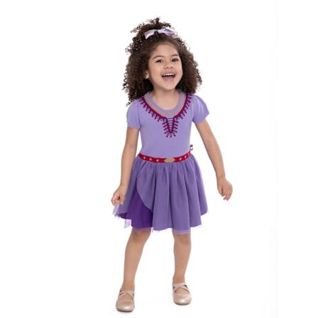 Disney Princess Tiana Cosplay-kjole for småjenter, størrelser 12M-5T purple 3t