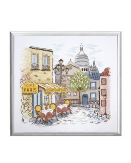 Broderikit Tavla Cafe i Paris - DMC