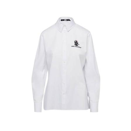 Karl Lagerfeld Shirt Hvid, Dame Skjorter