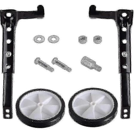 Børnecykel Støttehjul Kompatible med Børnecykler 18 20 22 24 Tommer Justerbar Støtte Børnecykelhjul - Perfekt