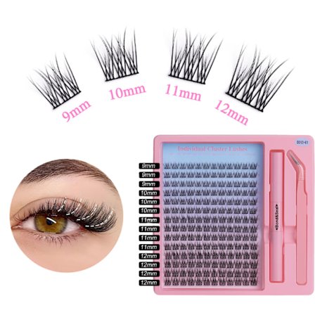 Tekoripset, 168 klusteria - DIY ripsienpidennykset