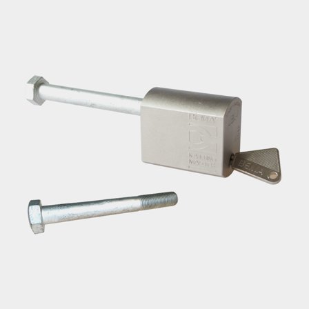 Blokada silnika do silników zaburtowych BEMA UBL-1, klasa 3, do silników przykręcanych (40 - 400 hk) + Śruba M12 x 1.25 x 100 mm - Jachtowa