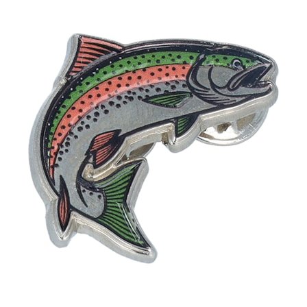 Skillfish - Grün Zubehör - Rainbow Trout Fish Pin @ Hatstore