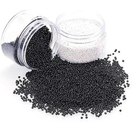 2 Laatikkoa 16000 Kpl 2 Väriä Pyöreitä Lasihelmiä 2mm Läpinäkymättömiä Irtohelmiä Pony-helmiä DIY Käsityö Rannekoru Kaulakoru Korujen Valmistukseen