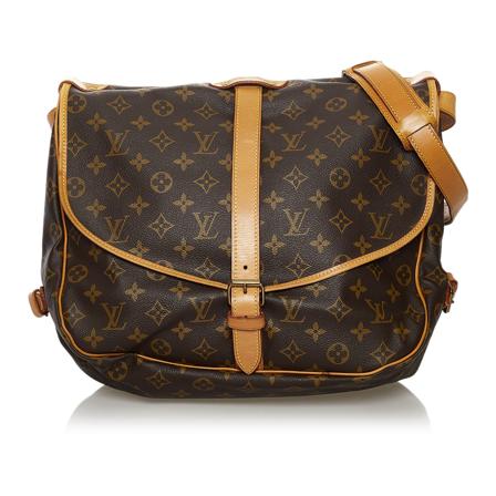 Louis Vuitton Vintage, Pre-owned Bags Bruin, Dames, Maat:ONE Size,Canvas