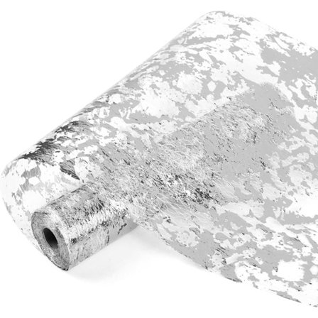 Bordslöpare - 28*275 cm - Silver Bordslöpare - Silver Guldfolie Bordslöpare - Bordsduk