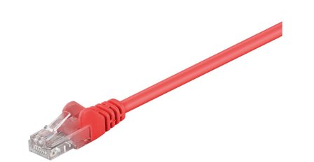 MicroConnect U/UTP CAT5e 20M Red PVC