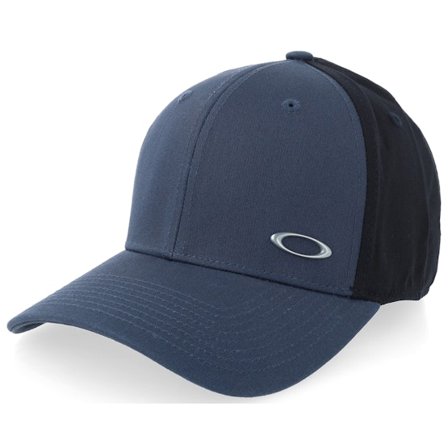 Oakley - Bleu flexfit Casquette - "Tinfoil Ii Graphite Black/Navy Flexfit " @ Hatstore