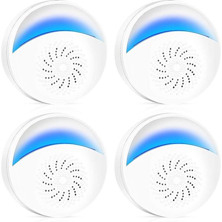 Ultralydsskadedyrsbekæmper, 4 stk. Elektronisk insektmiddel til indendørs brug
