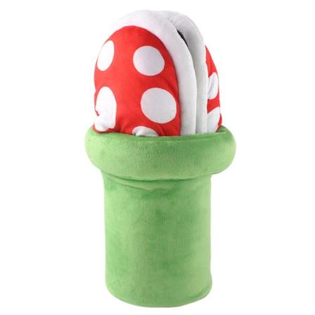 30 cm Anime Piranha med Blomsterpotte Spise Mann Blomster Plysj Myk Fylt Tegneserie = Leker