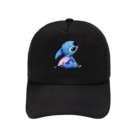 Disney Lilo & Stitch Trykt Baseballhatt for Barn, Voksne, Menn, Kvinner, Gutter, Jenter - Tegneserie Sommer Justerbar Solskjerm Caps Gaver