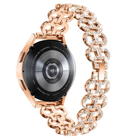 20 mm klockarmband i zinklegering för Galaxy Watch4 40 mm 44 mm/ Watch4 Classic 42 mm 46 mm/ Watch 5 40 mm 44 mm