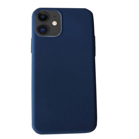 iPhone 12 Mini - Leman silikoneskal Mörkblå