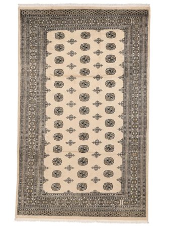 Pakistan Buchara 2Ply Teppich 203X328 Braun/Beige Wolle, Pakistan