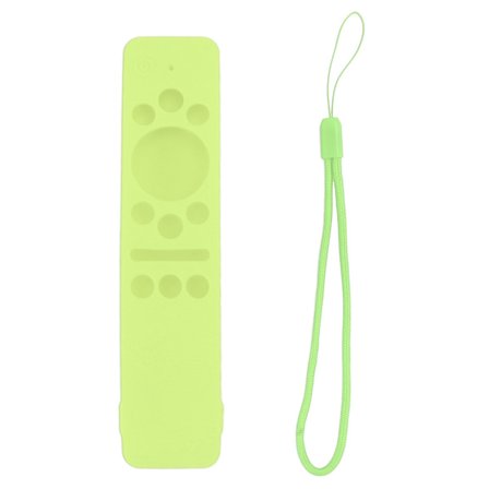 Silikonebeskyttende cover til Samsung Smart TV-fjernbetjening BN59 01259E 1259B 1312A 1312B Fluorescerende grøn