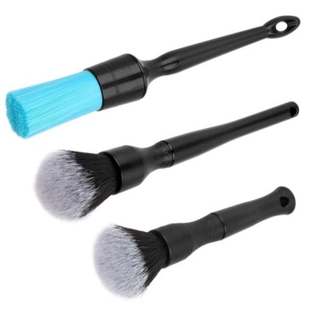 IC Auton sisustusharja superpehmeä puhdistusharja 3-osainen setti rako-harja autotyökalut (kolmiosainen setti yhdistelmä 2 (pussi))