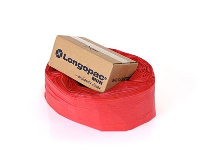 LONGOPAC Kassett Mini strong 45m röd - Lyreco - Städ och hygien - Påsar och säckar - Kassett - Longopac