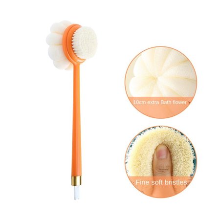 Badborste Kroppsskrubber Dusch ORANGE