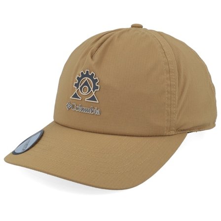 Columbia - Brun unconstructed Kasket - Landroamer Icon Alta Crest 3D Stretch Caramel 110 Dad Cap @ Hatstore