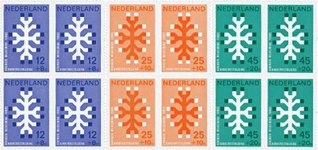 Holland 1969 - NVPH 927-929 - 4-blokke - Postfrisk