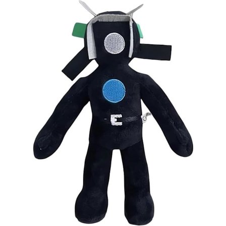 Toalettman Plysch, Fotograf Plyschdocka Titan Kameraman Svart