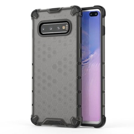 Bofink Honeycomb Samsung Galaxy S10 Plus deksel - Svart